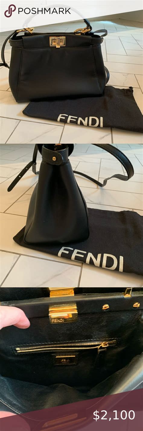 authentic fendi peekaboo|fendi peekaboo suede.